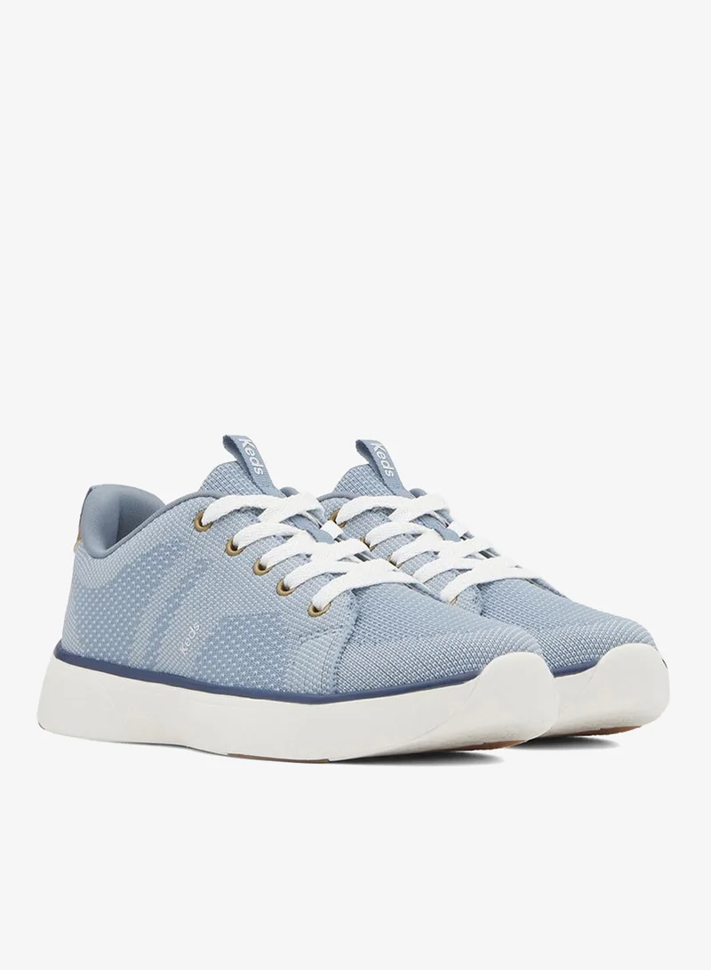 Keds Faded Denim/Cognac Keds Women's BlissWalk Lace Up Casual Sneaker Blue for Women | Best Price UAE